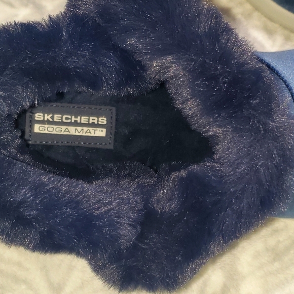 Sketchers Blue Suede Boots - Picture 6 of 7